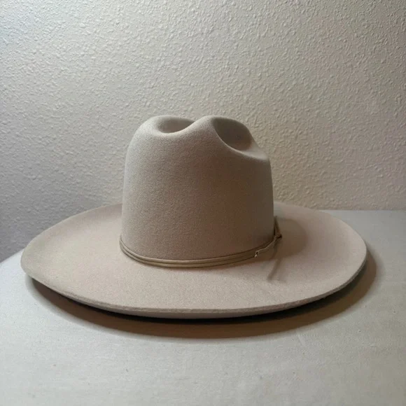 GIGI PIP Cream Wide Brim Hat display picture 1